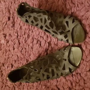 Handmade Walk Leather Laser Cut Sandal Size 9